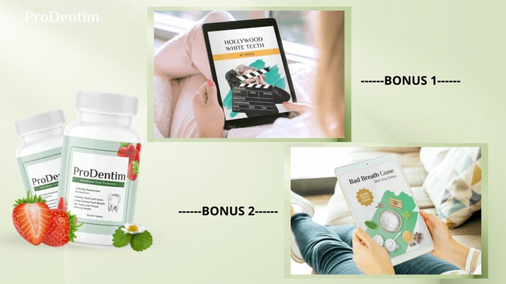 Free Bonus Gifts With ProDentim Supplement